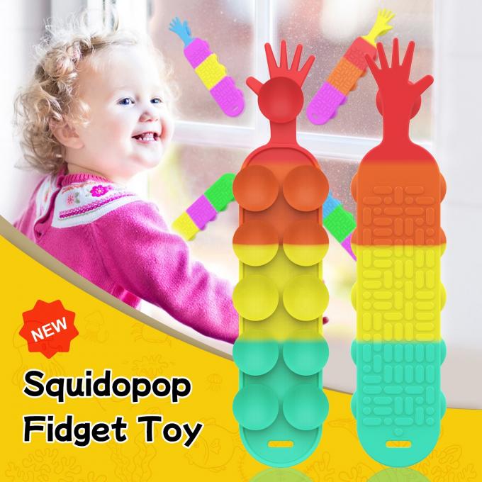De hete Verkoop Squidopops friemelt Zuigingsspeelgoed voor het Verlichten van Spanning