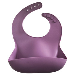 300ml Capacity Modern Twist Bib Waterproof Silicone Bibs With Crumb Catcher