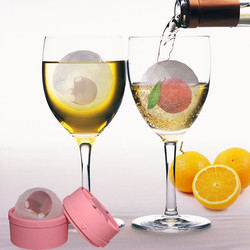 Food Grade Silicone Ice Mold Diamond Ball Shaped Ice Cube Tray 6.2*5.6*5cm