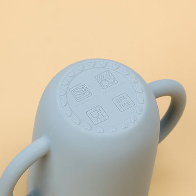 Het Silicone Straw Cup Non Plastic Unbreakable BPA van het geurbewijs Vrij met Deksels